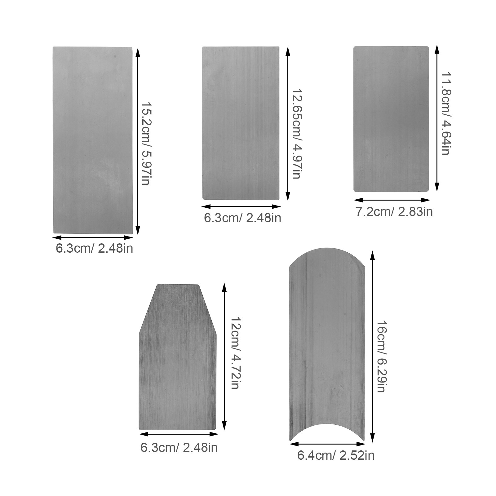 6Pcs Multi-Use Woodworking Car - Card Scraper Cabinet 评论和价格