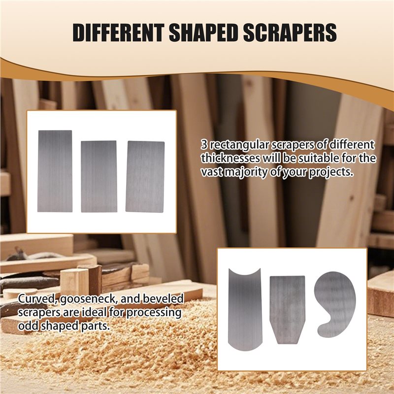 FAST-6 Pcs Cabinet Scraper Set - Card Scraper Cabinet 评论和价格